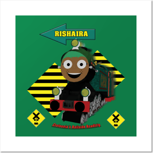 Crotoonia's Railside Roadtrip - Rishaira Posters and Art